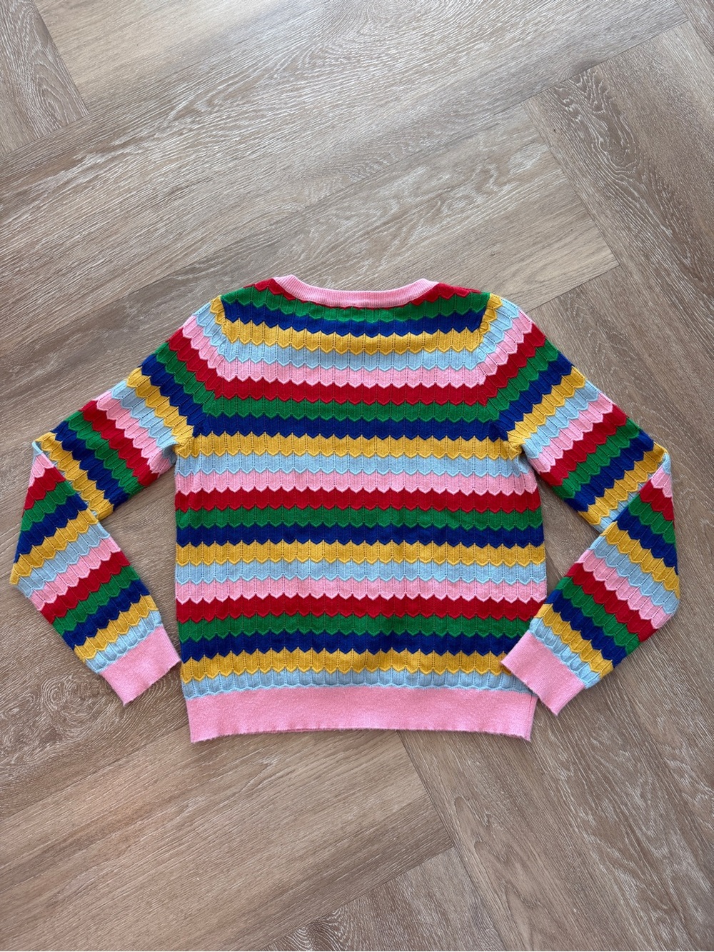 Avara Mandy Multi Striped Knit Sweater Size M - Picture 6 of 10